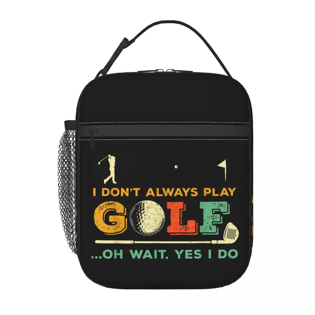 Custom Funny Golf Quote Lunch Bag Women Cooler Thermal Insulated Lunch Boxes for Kids School