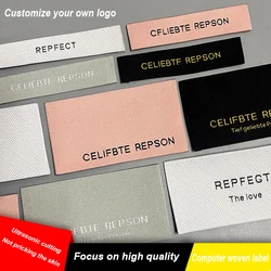 Custom Tags Garment Label Clothing Labels Woven Garment TagsWoven Labels For Clothing Cothing Labels Men's Women's Blazer Jacke