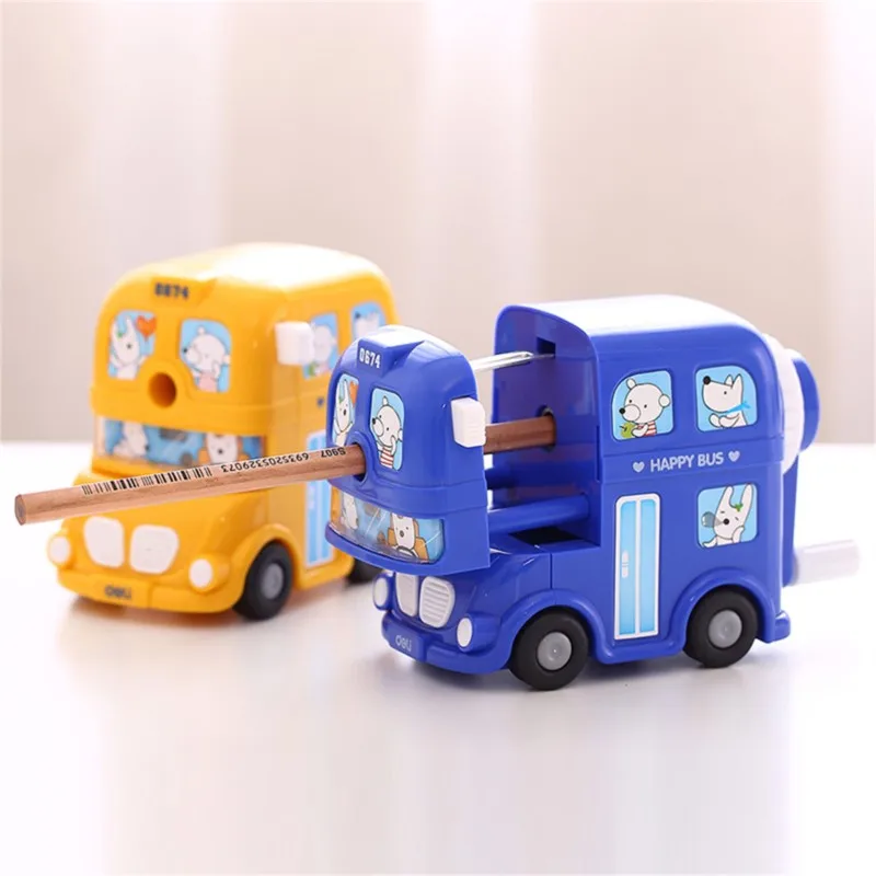 0674 Cars Pencil Sharpener school stationery for pencil big holder mechanical sharpener school supplies for students