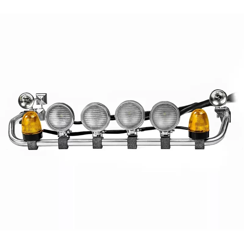 770S RC Tractor camión 1/14 foco luz de techo cuerno silbato 3V LED LESU S-1247-D-E para Tamiya RC 1 14 accesorios de piezas de camiones