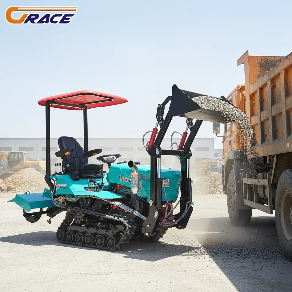 Customize Heavy Duty Crawler Tractor Diesel Powered For Large Farmland Cultivation