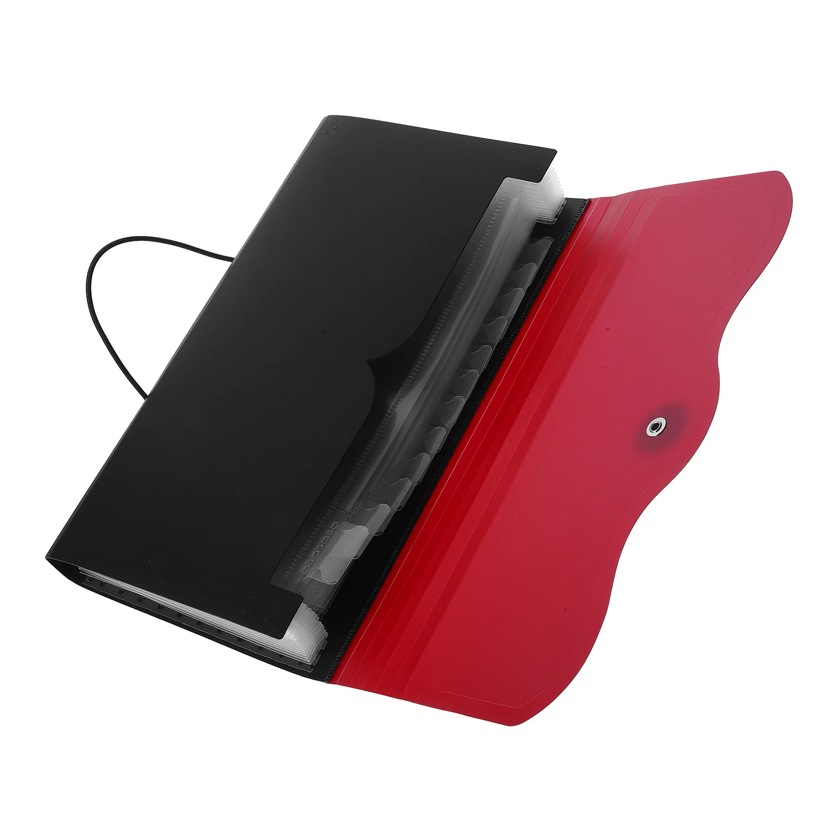 

Plastic Accordion File Folder 13 Compartments Multi-Layer Receipt Organizer Portable Document Holder for Office Travel