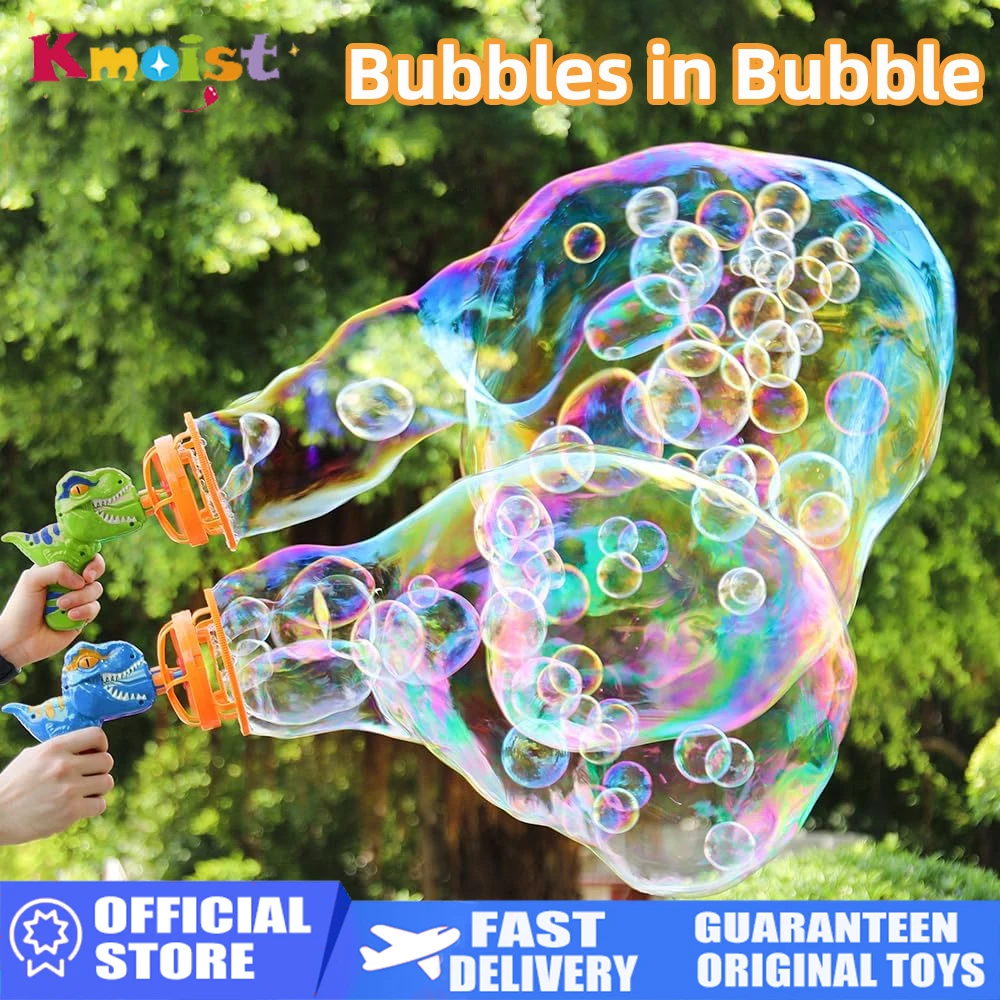 

Electric Bubbles In Bubble Guns Toy Children 2 In 1 Fan Dinosaur Bubble Soap Machine Toys Summer Outdoor For Kids Birthday Gifts