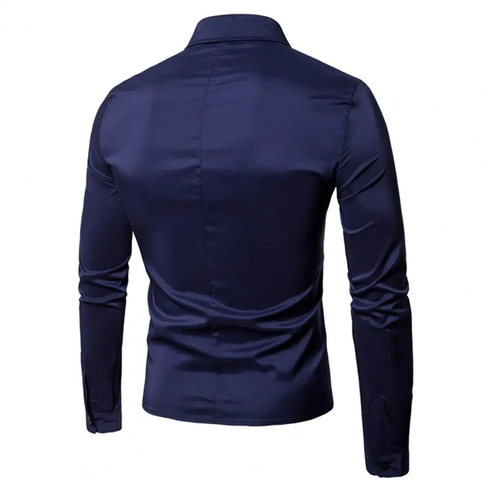 Abbigliamento da lavoro da uomo elegante camicia da cuoco doppiopetto da uomo Slim Fit Design con risvolto autunno falso camicia a due pezzi camicie da lavoro da uomo