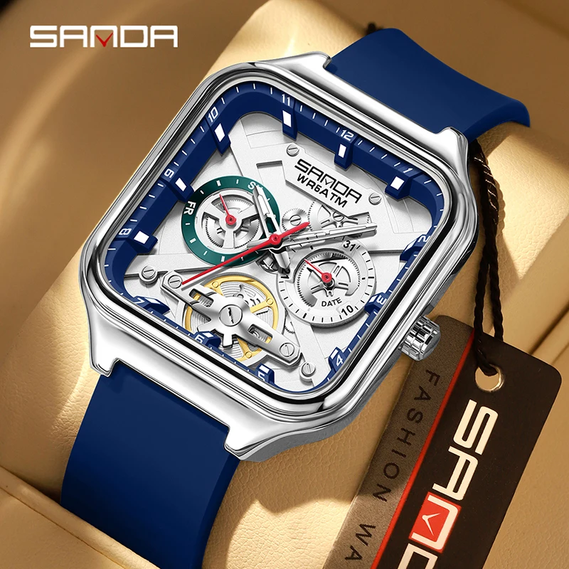 SANDA Neue Casual Herren Quadr – Luxury Watch Japan Bewertung und Preis
