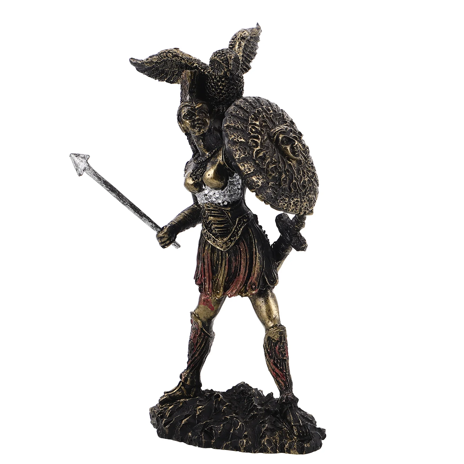 

Greek Goddess Statue Resin Sculpture Retro Miniature Figure for Living Room Cabinet Ancient Decor Mythology Sculpture