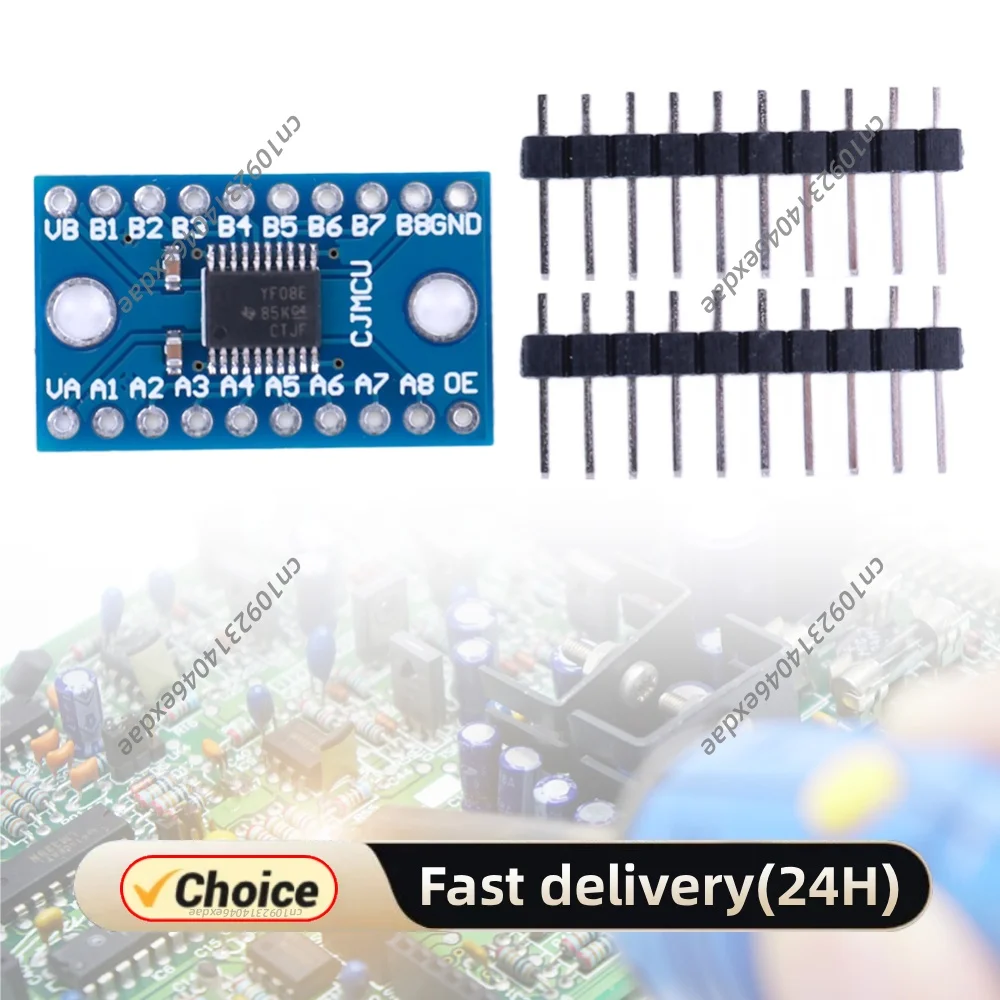 1-10PCS TXS0108E Logic Level Shifter Bi-Directional Module 3.3V 5V 8 Channel Voltage Level Translation Module for Raspberry Pi