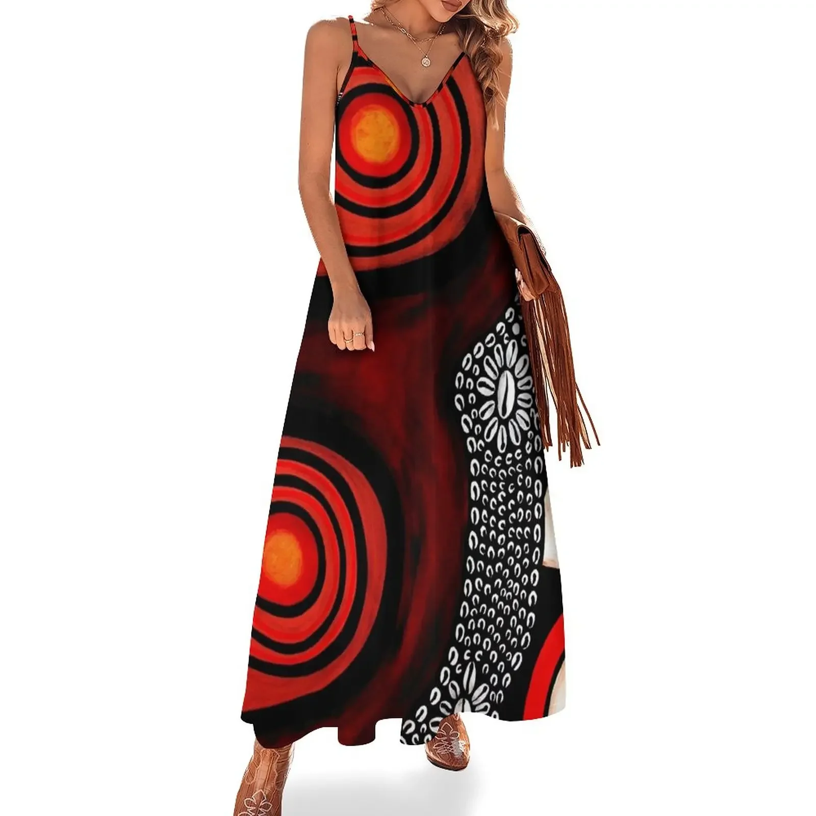 

#396B - Segments Of Life II - Artist Nathalie Le Riche Sleeveless Dress cute dress elegant evening dresses for women 2025