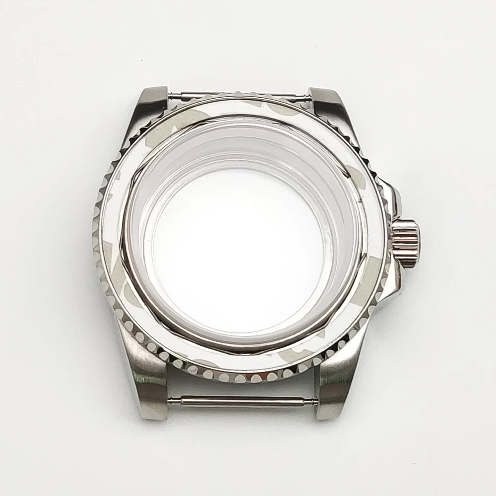 تحويل الساعة 304 حافظة من الفولاذ المقاوم للصدأ ملحقات الساعة حافظة زجاجية خام حافظة ميكانيكية مقاومة للماء