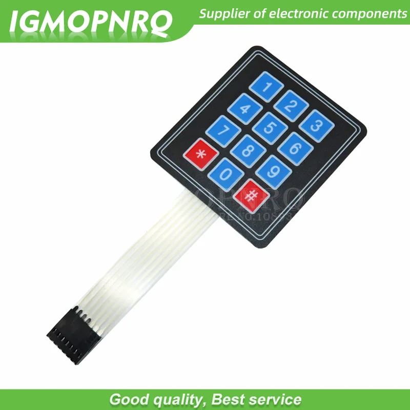 10pcs NEW 12 Key Membrane Switch Keypad 4 x 3 4*3 Matrix Array Matrix keyboard number 0-9