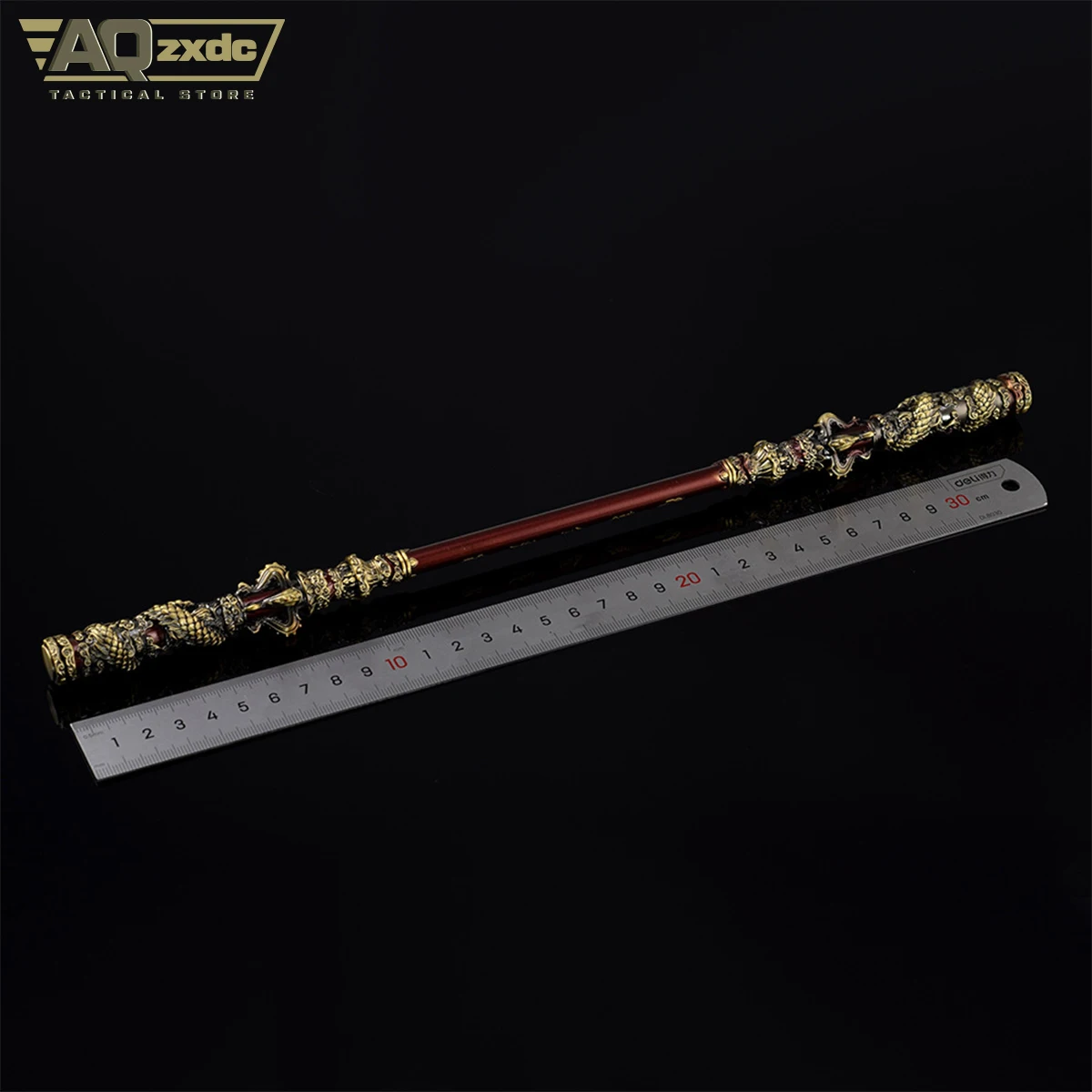 Black Myth: Goku Model Weapon Ruyi Gold Rod 13.78 in (35 cm) Alloy Club Model Miniature Son Goku Goods Black Mythology Model Toy