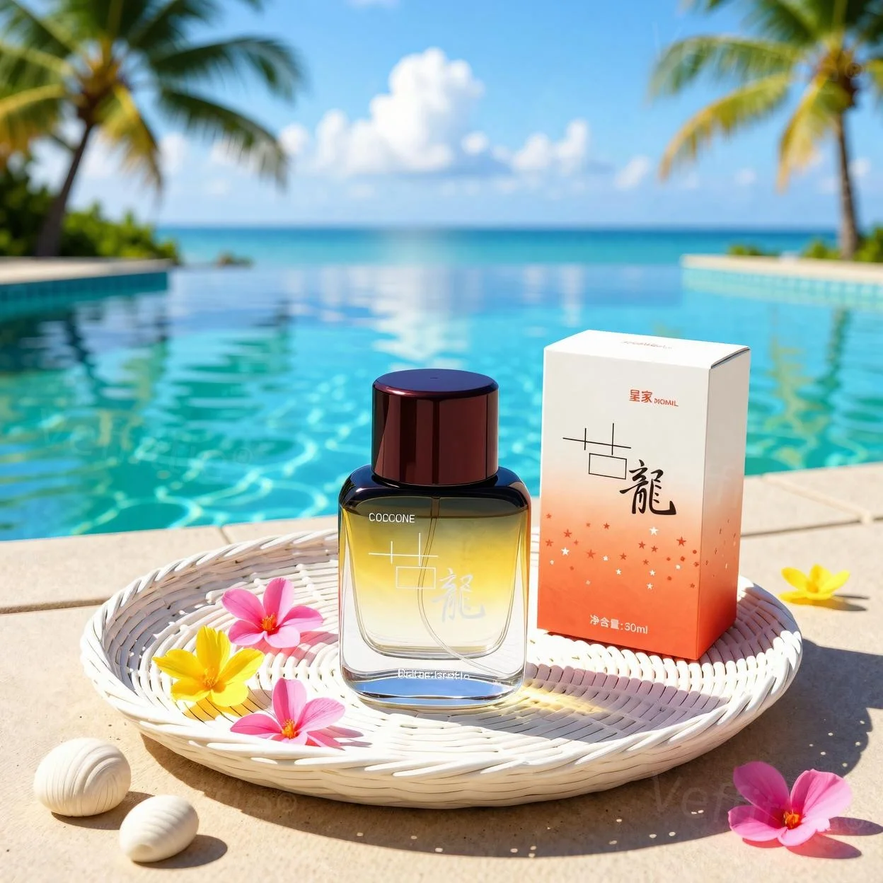 

Refreshing Citrus Floral Breeze EDT 50ml, Long Lasting Airy Citrus Floral Scent, Casual Vacation Wear, Light Accent for Seaside
