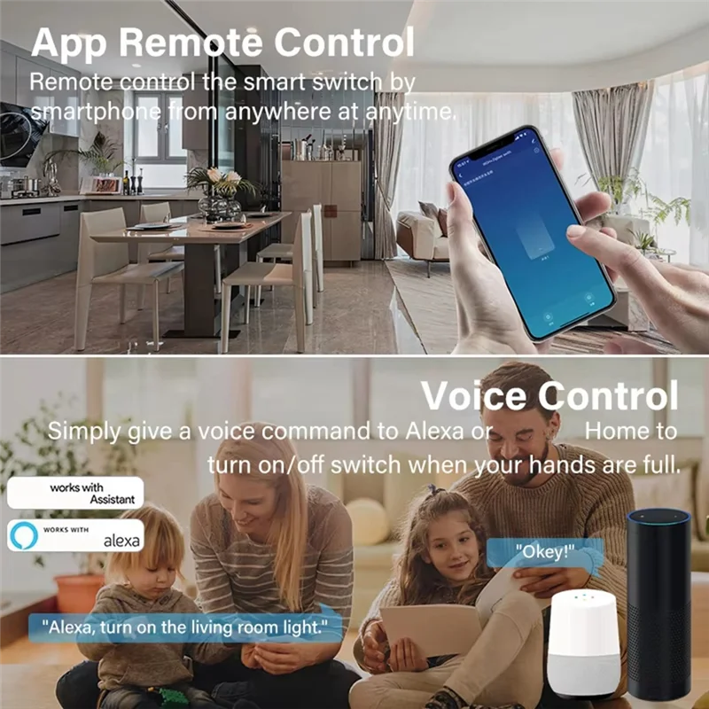 Modul Saklar Kontak Kering Wifi Pintar SQPP-Tuya 10A, Relay Pemutus Sirkuit Universal untuk Rumah, DIY, Bekerja dengan Smart Life Alexa