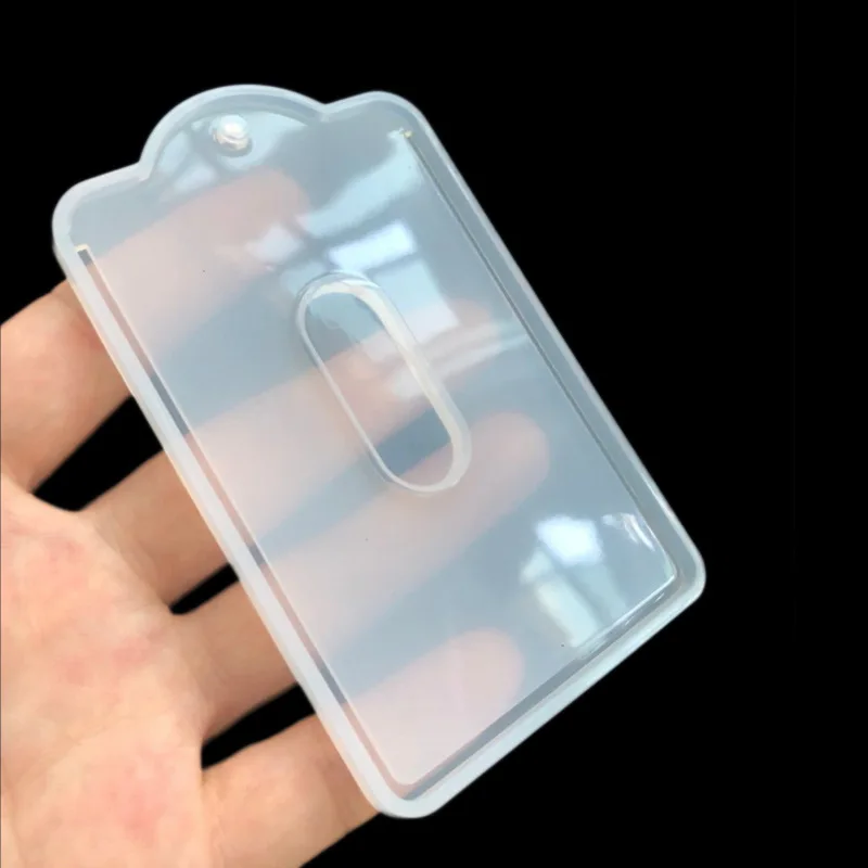 Bus card  bank card  work badge decoration brand  silicone mold  made of epoxy resin  can be used for DIY accessories