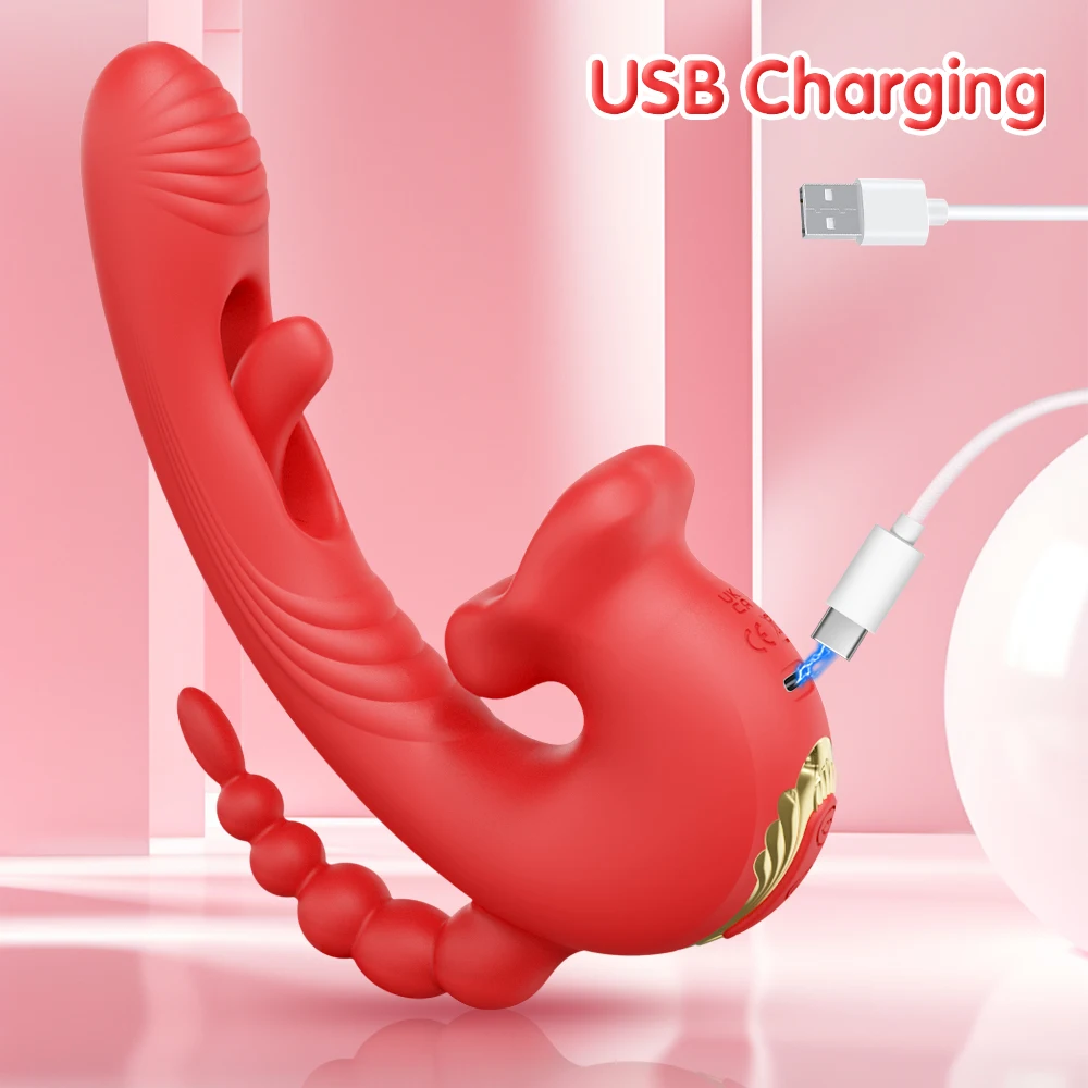 Teleskop-Vagina-Masturbationsspielzeug für Frauen, Rabbit-Vibrator für Frauen, Klitorisstimulator, G-Punkt-Vibrator, Sexspielzeug für Erwachsene_voghion.com