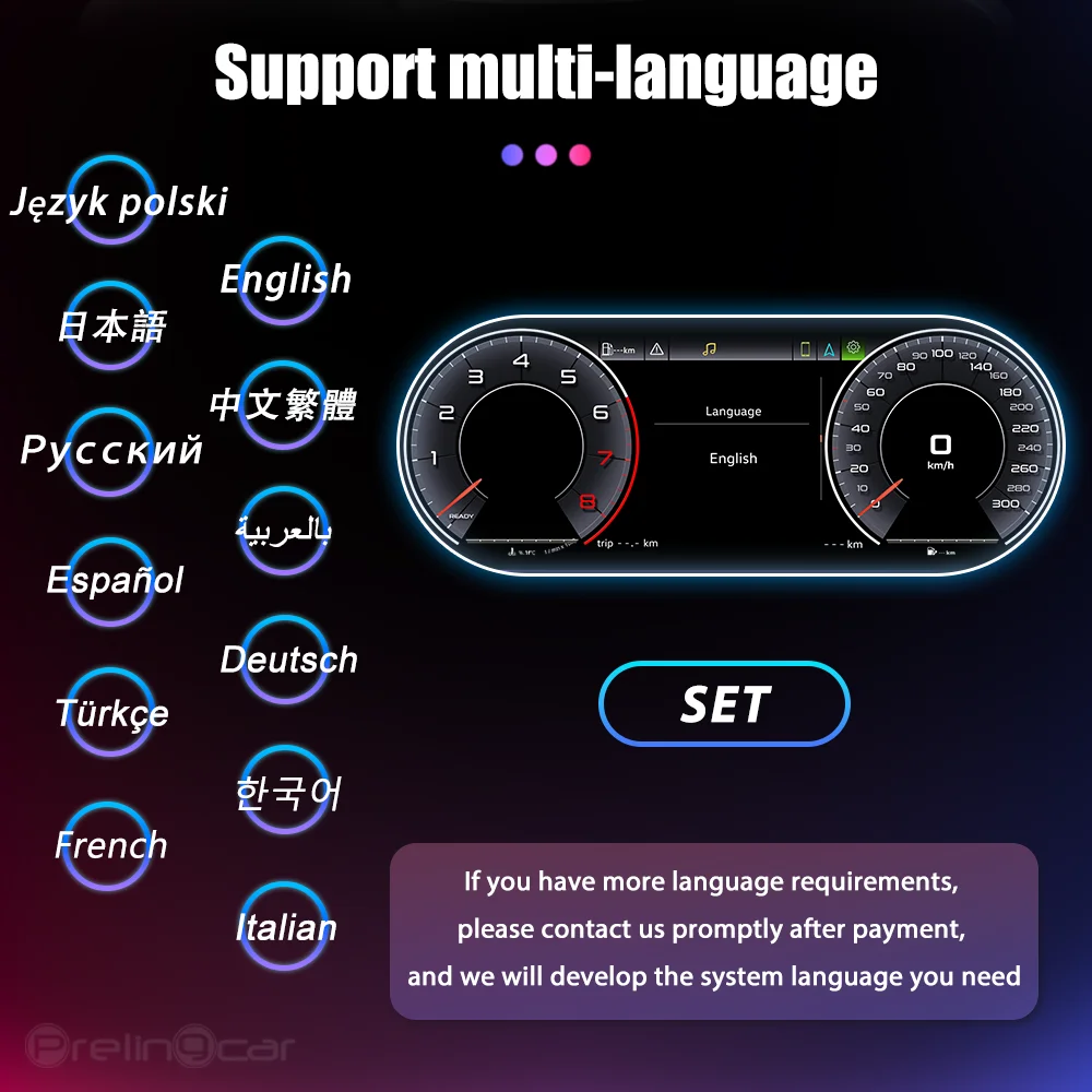 12,3'' Navidigital Armaturenbrett für Audi A4 2013-2016 Jahrgänge Auto LCD-Panel Tachometer Virtuelles Cockpit – Detail 6
