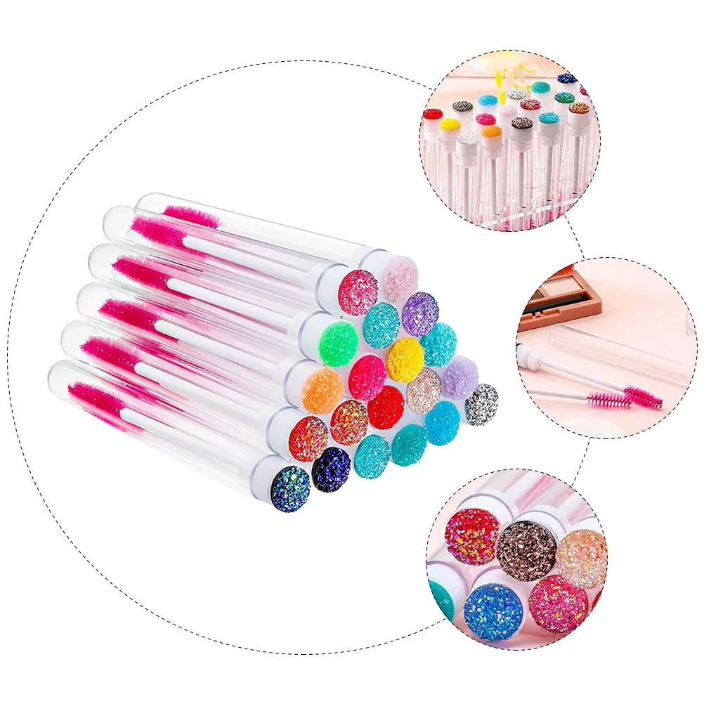 20 قطعة أنابيب فرشاة الرموش زجاجات الماسكارا أداة ماكياج فارغة مجموعة ل لاش تمديد الحاجب جوهر المحمولة استخدام السفر #2