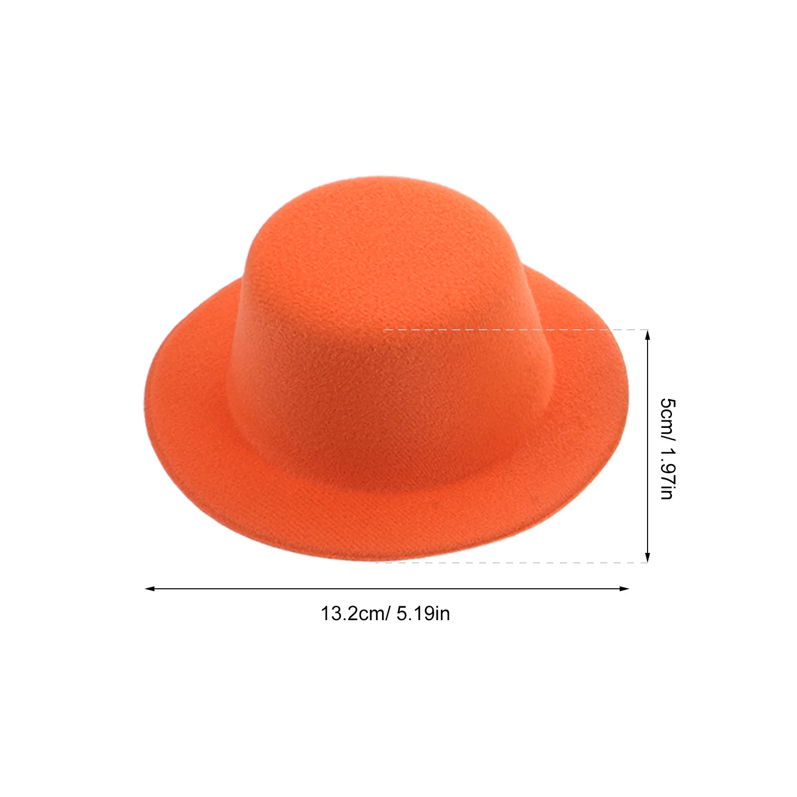 12Pcs Children Duckbill Mini Top Hat Hair Clips Cute Western Tiny Top Hats Small Party Hair Accessories Girls Dress-Up Halloween