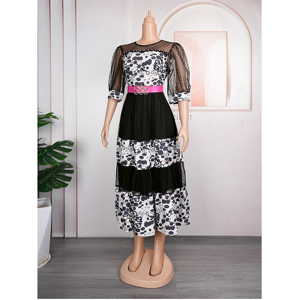 

Elegant African Dresses for Women 2026 New Autumn Africa Clothing Plus Size Wedding Party Long Dress Dashiki Ankara Outfits Robe