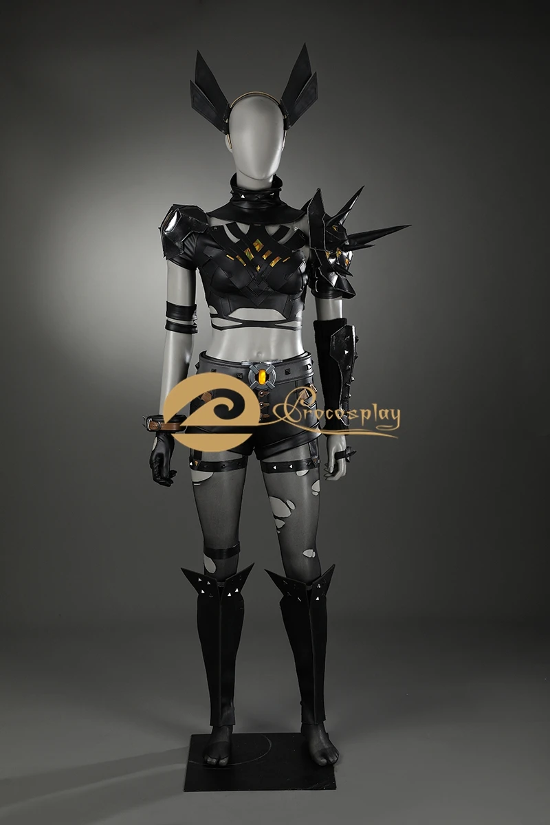 

Illyana Cosplay Costume Magik Game Black Outfit for Women Halloween Party Role Play