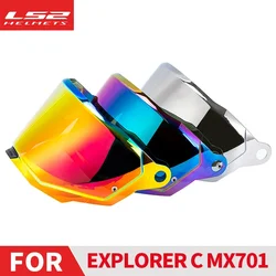 For LS2 MX701 EXPLORER C Motocross Detachable Rally Off-road Motorcyle Helmet Original Replacement Visors Extra Shield Lens