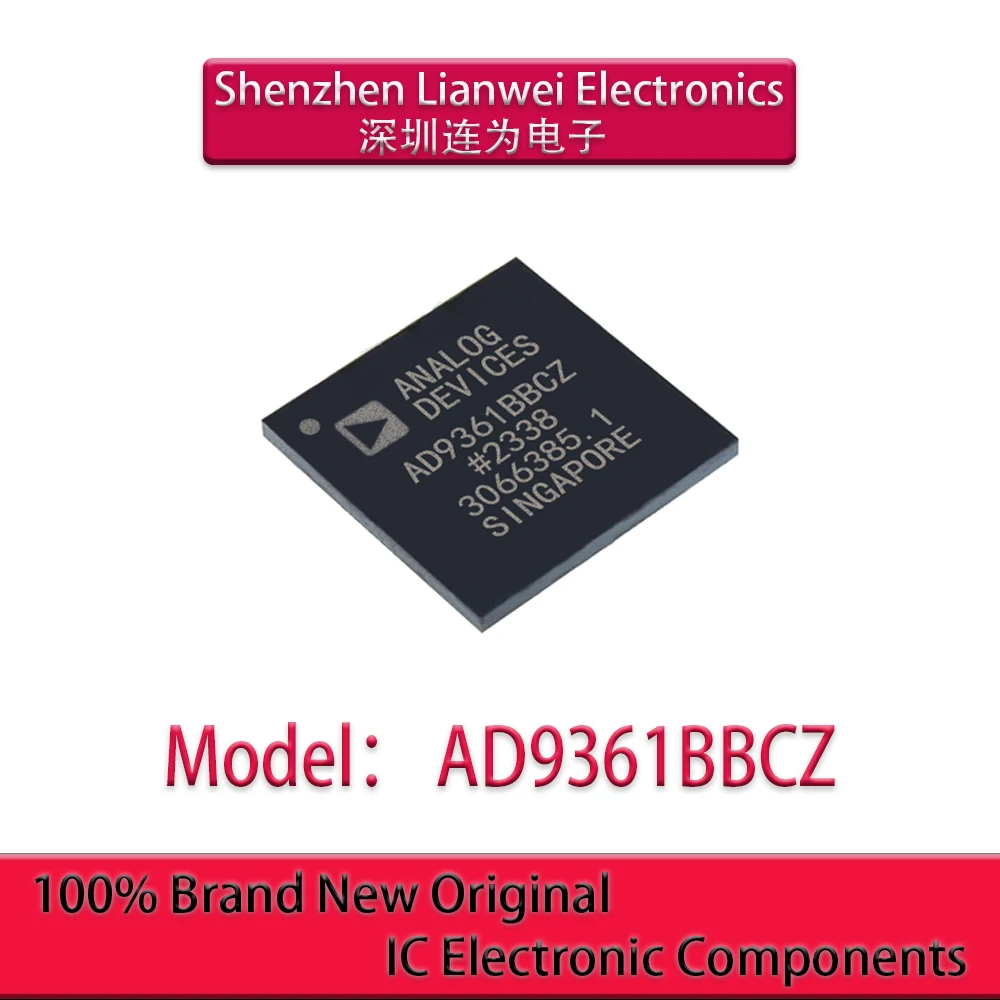 

100% New Original AD9361BBCZ AD9361BBCZ-REEL AD9361 IC RF Power Amplifier Chipset CSPBGA-144