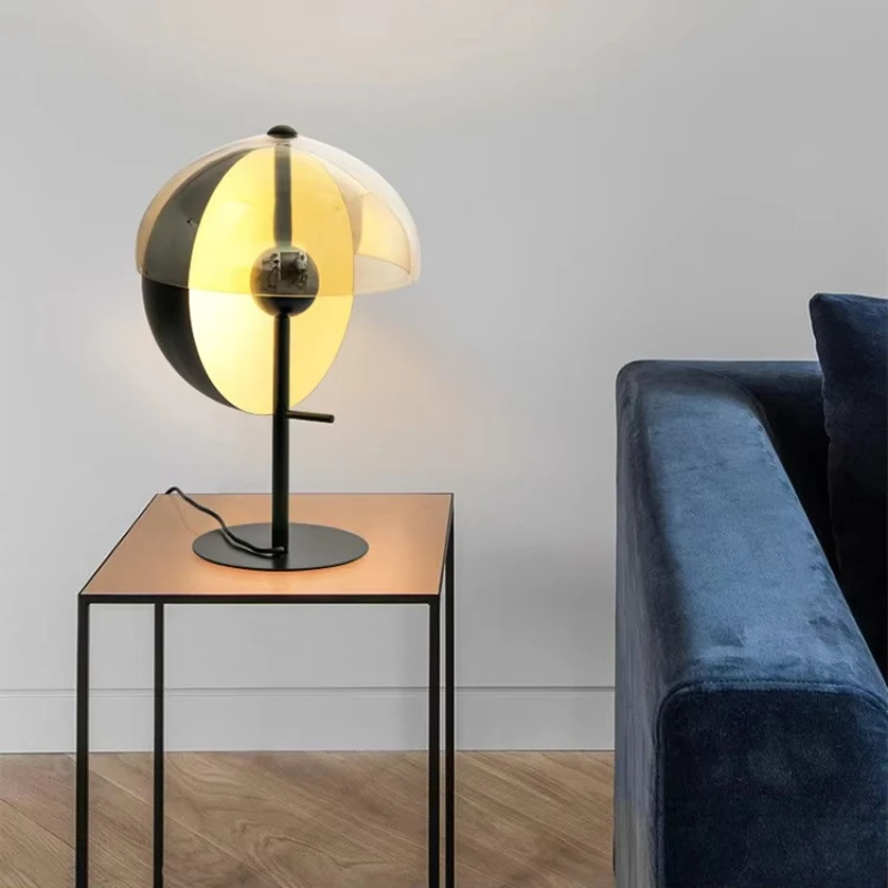 

Art lamp creative designer model house personalized hemisphere round living room bedroom decorative bedside lamp