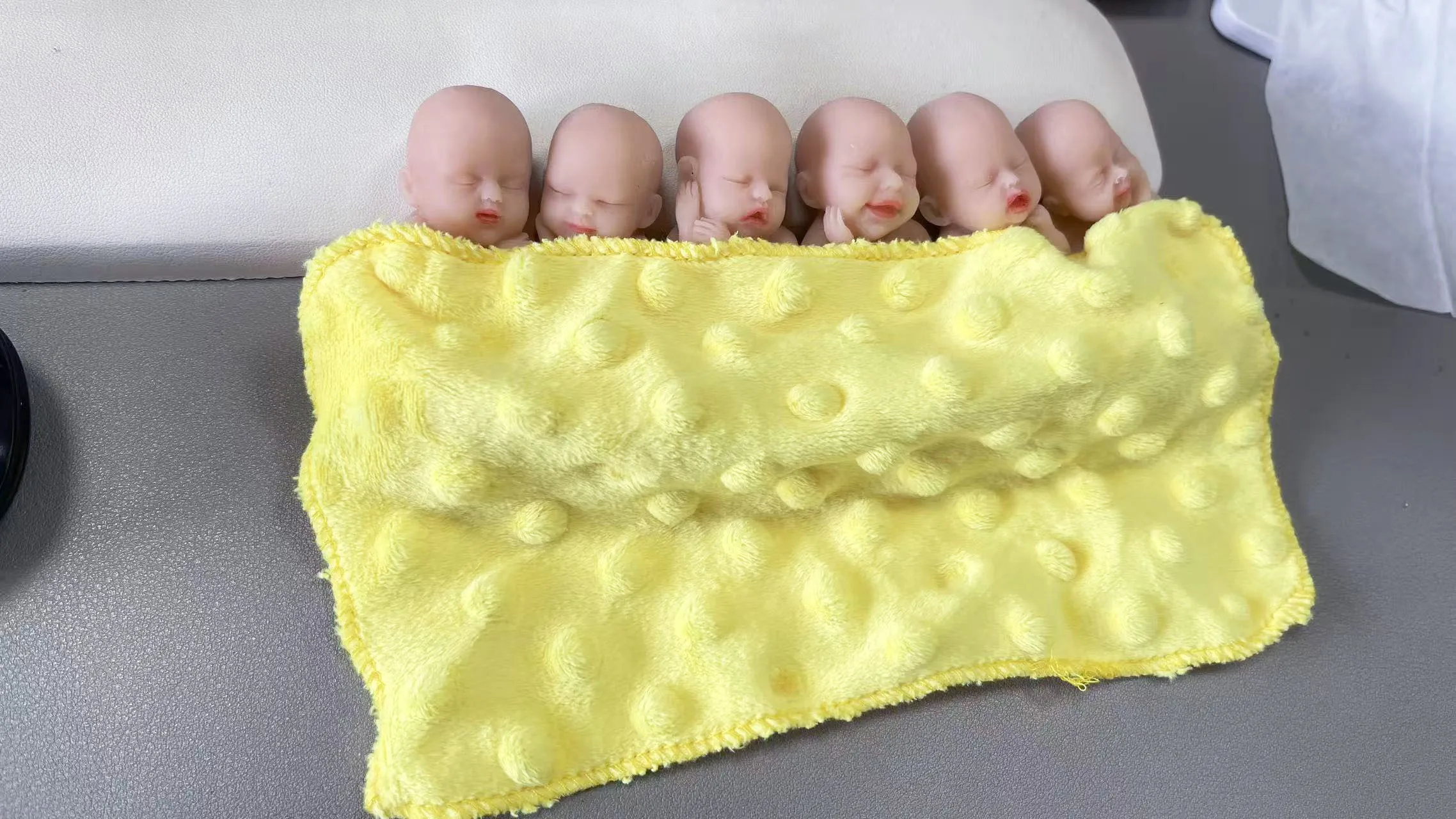 

6 шт./компл., 3-дюймовые силиконовые куклы Reborn Baby, кукла Reborn, очень мягкие на ощупь, антистрессовые куклы, игрушки