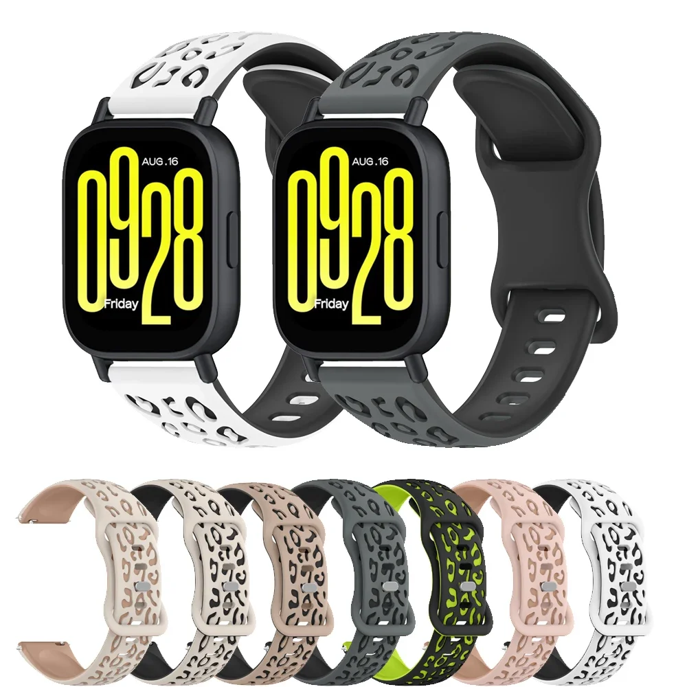 22Mm Silicone Leopa… - image