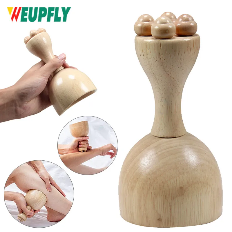 Wood Therapy Cup, Wood Therapy Massage Tools for Body Shaping, Body Sculpting Tool for Lymphatic Drainage & Cellulite Reduction