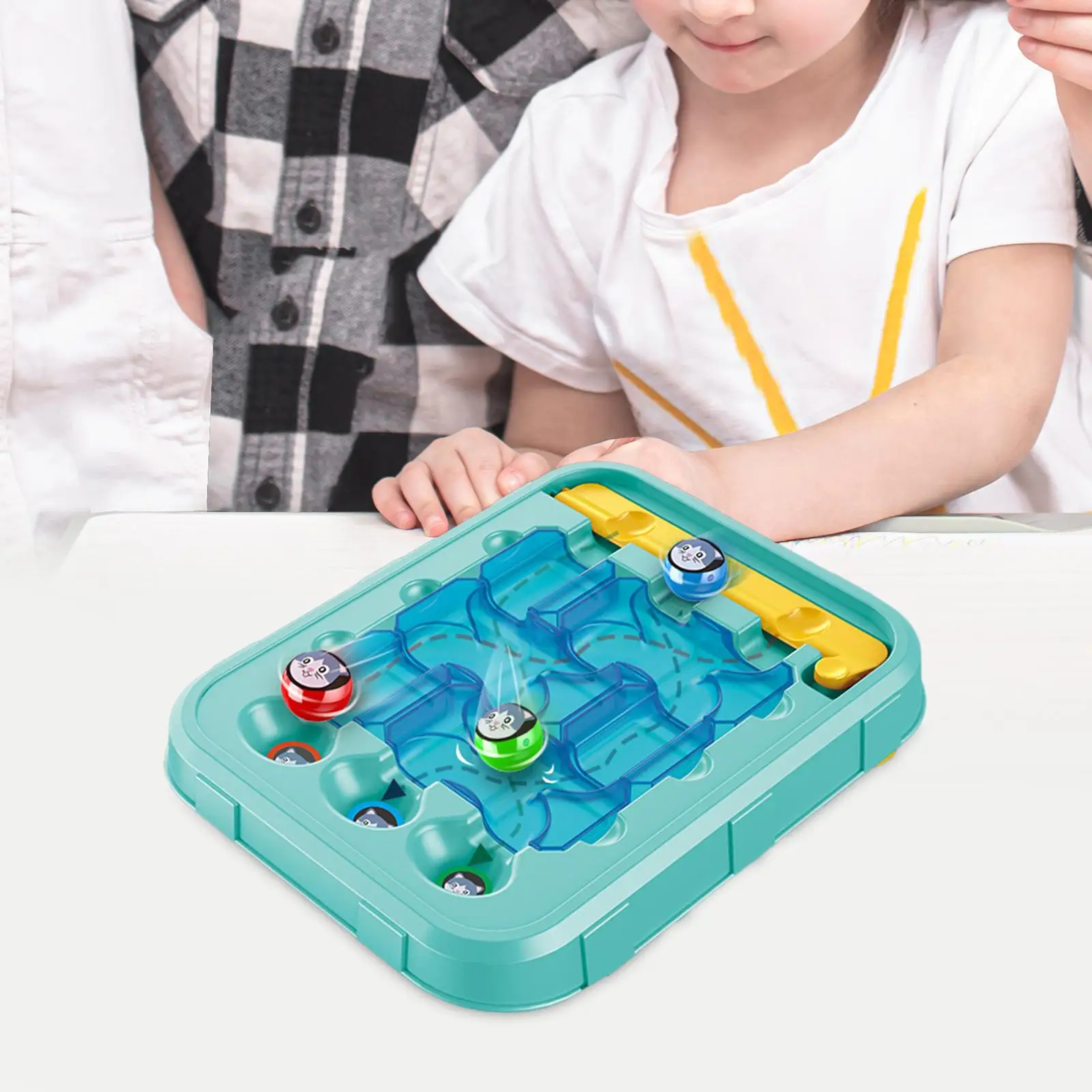 Maze Board Game, Marbles Maze Learning, Parent Child Interaction Brain Teaser Puzzle Maze Game Sensory Toy for Kids Teens