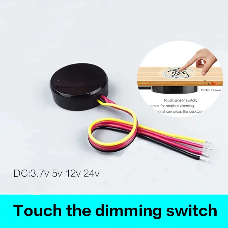 Dimmable 3.7~24V 2.2A 12V 24V LED Light Dimming Controller Sensor Switch Non-contact Hand Scan Sensor Switch Touch