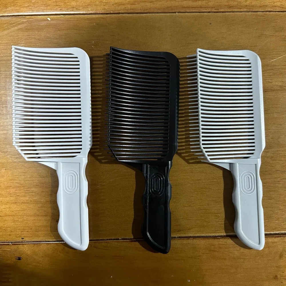 Blending Flat Top Hair Cutting Comb For Men Fading Comb Barber Clipper Heat Resistant Fade Brush Salon Styling Tool Professional