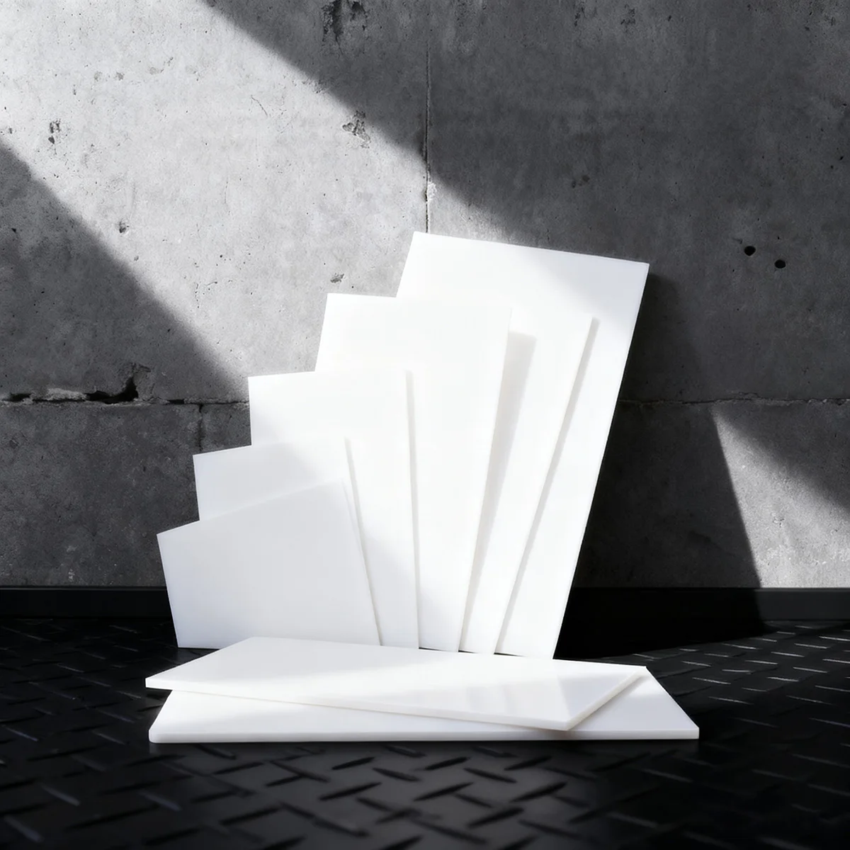 White ABS Board Plate | Plastic Transformation Board for DIY Model Making, Construction Model Accessories, Thk 0.5-5mm