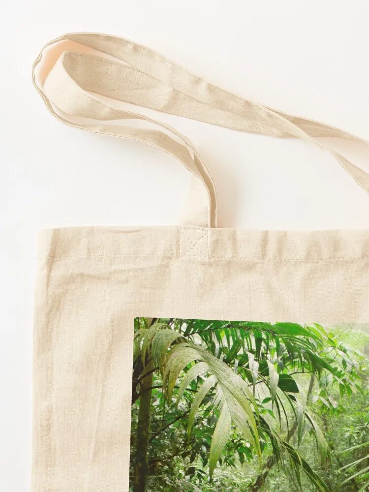 Misty Rainforest Creek Tote Bag tote bag men shopping bag logo Lady bags luxury women