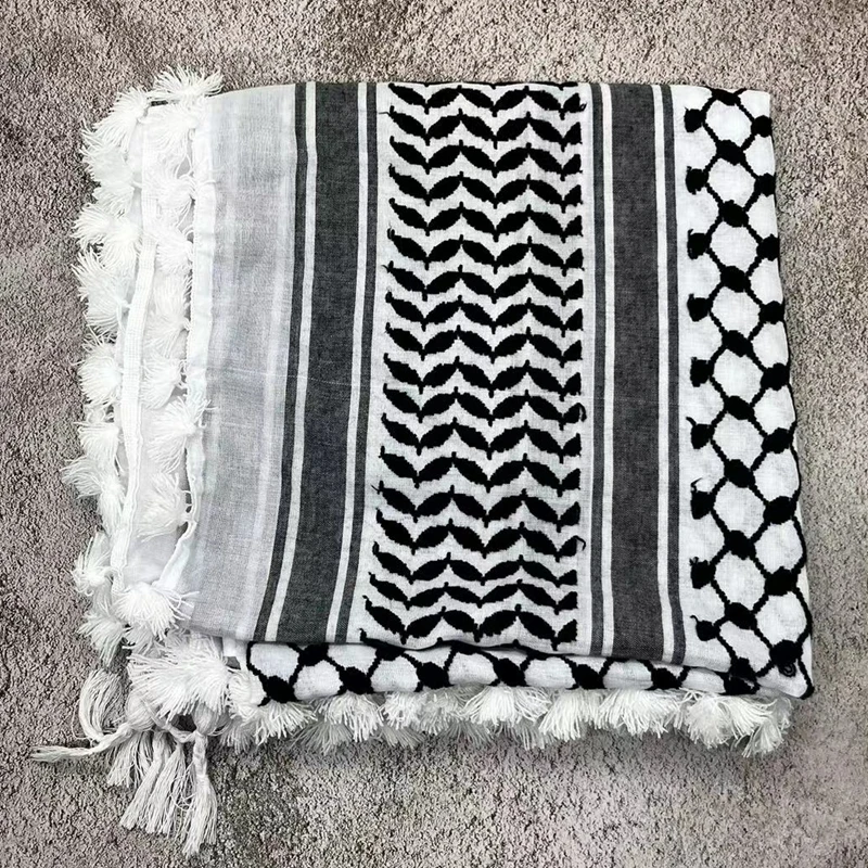 

Палестинский традиционный официальный флаг Премиум Кеййф Шемг Арабский Хирбави Палестина Куйх Куфия Шарфы Шали