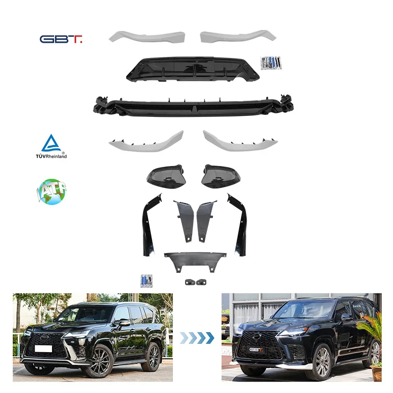 

ZAIQU Brand New Arrival LX600 Model BumperLips Exterior Upgrade Accessories for 2022-ON Lexus 600 LX600 Model Body Kit