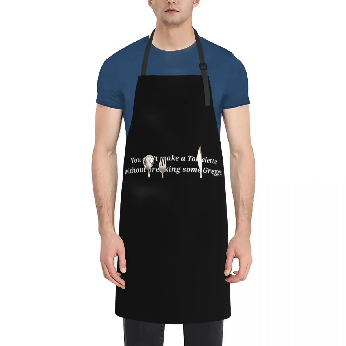 

You Can't Make a Tomelette Without Breaking Some Greggs. Apron men for women with pocket Apron