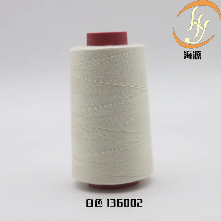 Fire Retardant Thread for Protective Clothing, White and Black, Aramid Sewing, FL1313