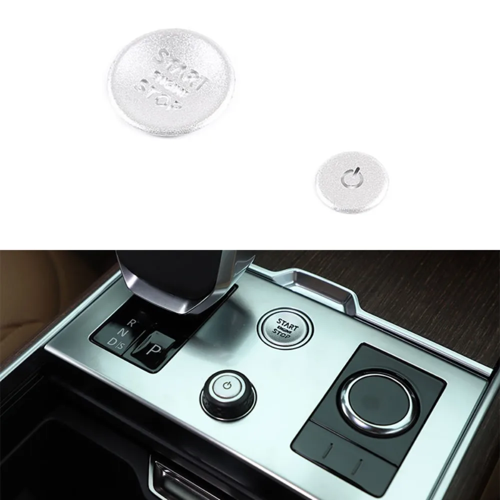 

Car Start Stop Engine Push Button Cover For Land Rover Range Rover Vogue 2023 Ring Sticker Auto Styling Accessories