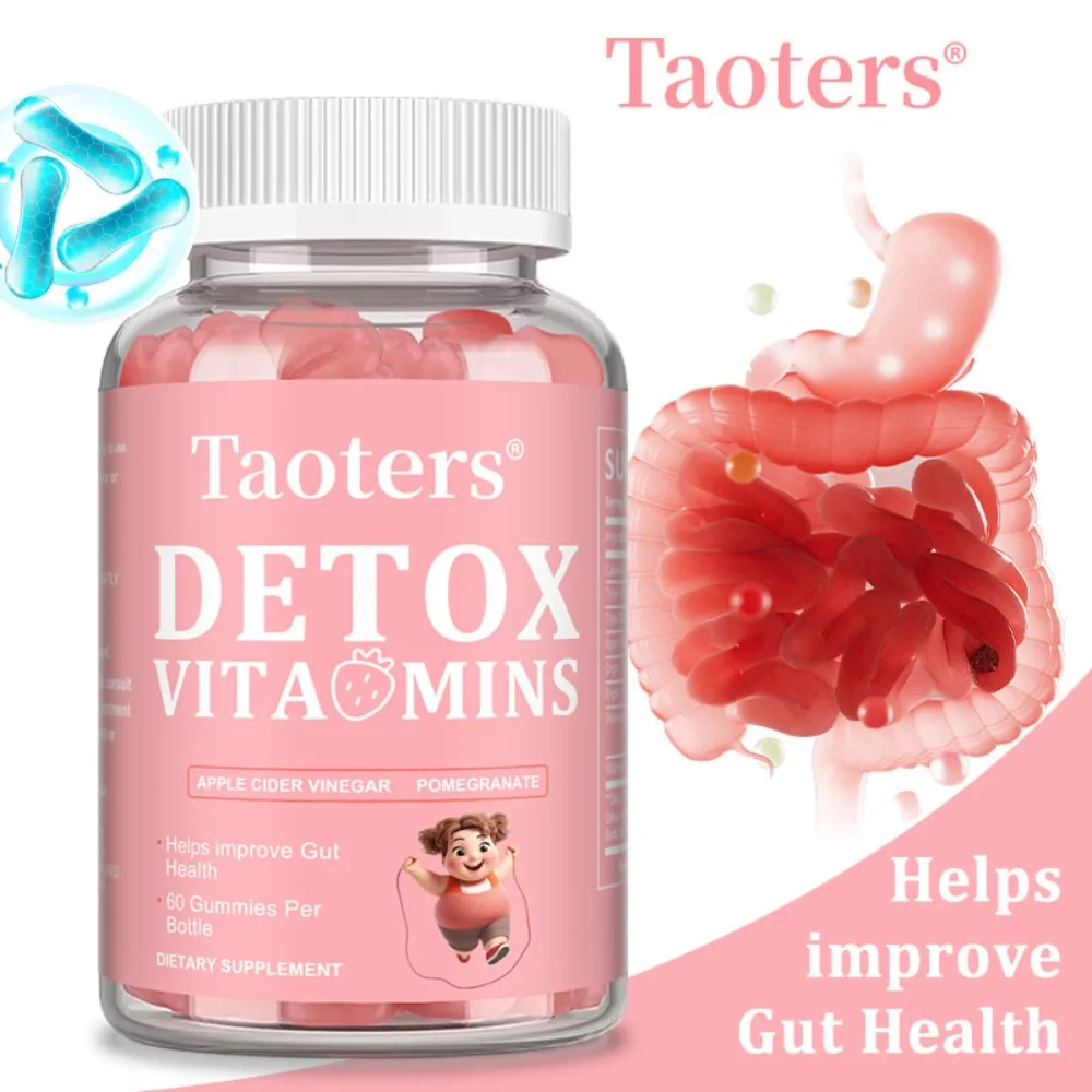 Apple Cider Vinegar Gummies - Supplements with Apple Cider Vinegar & Vitamins, Vegan, Support Metabolism & Skin Health