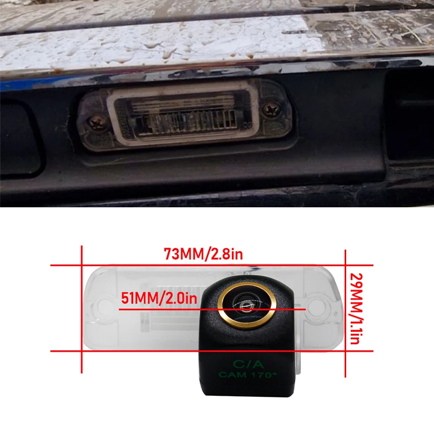 1920*1080P AHD HD Car Backup Rear View Camera For Mercedes Benz R ML GL class R300 350 500 ML350 W164 GL450 W220 W209 W219