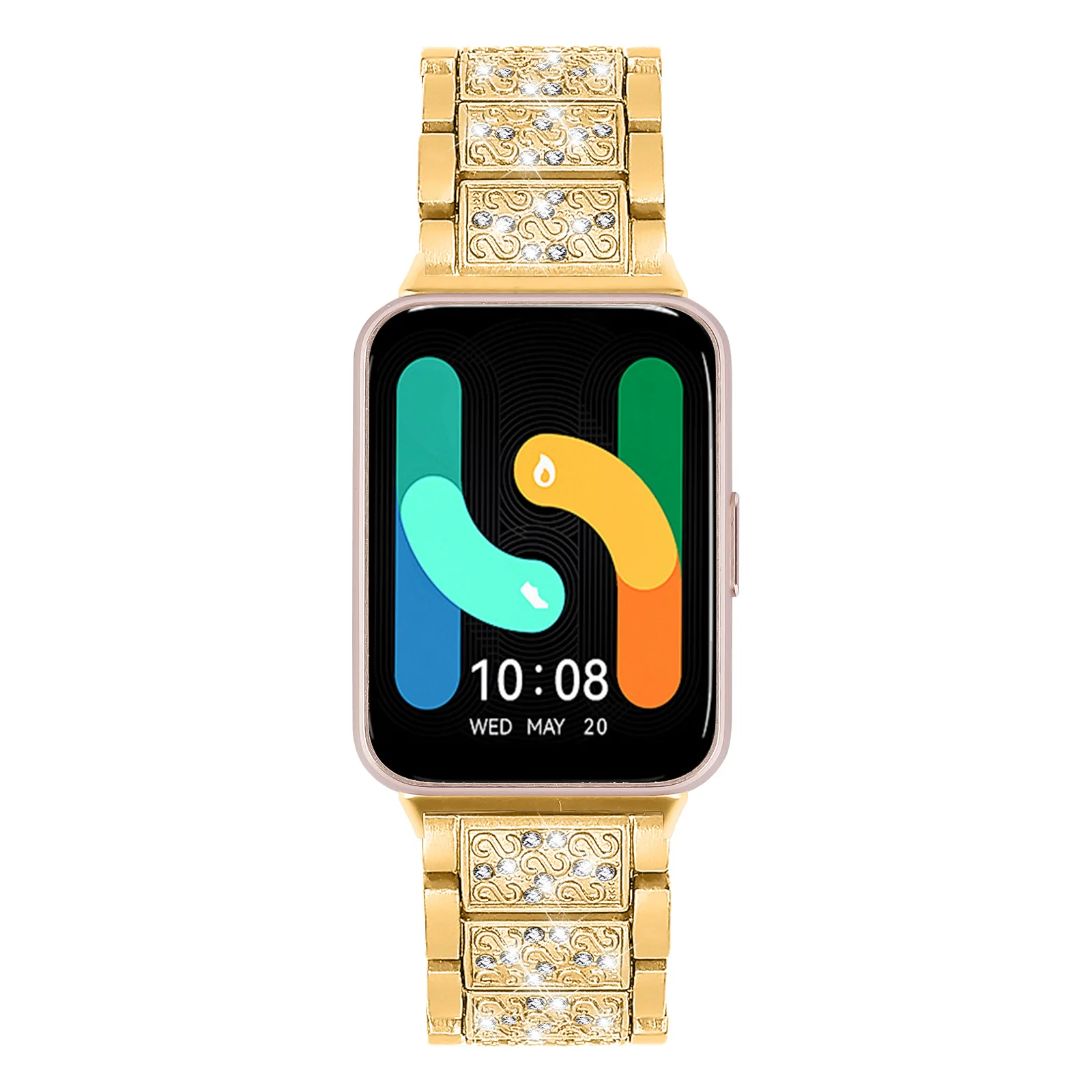 For Samsung Fit3 Smart Diamond Watch Band GalaxySM-R390 Gipsophila Flash Diamond Watch Band