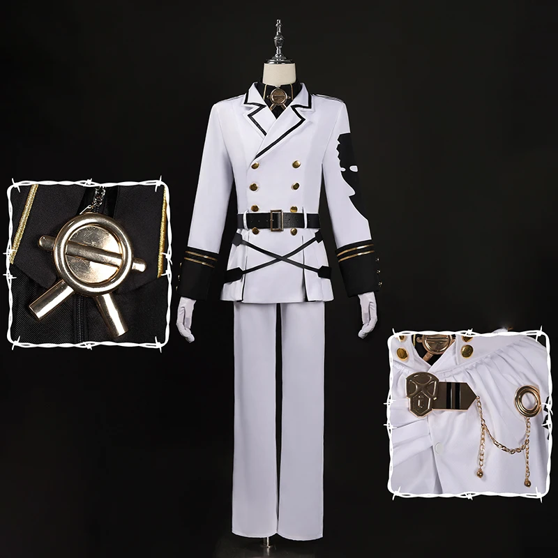 Cosplay Owari no Seraph Mikaela Hyakuya Costume Halloween Carnival Party Cos Adult Men