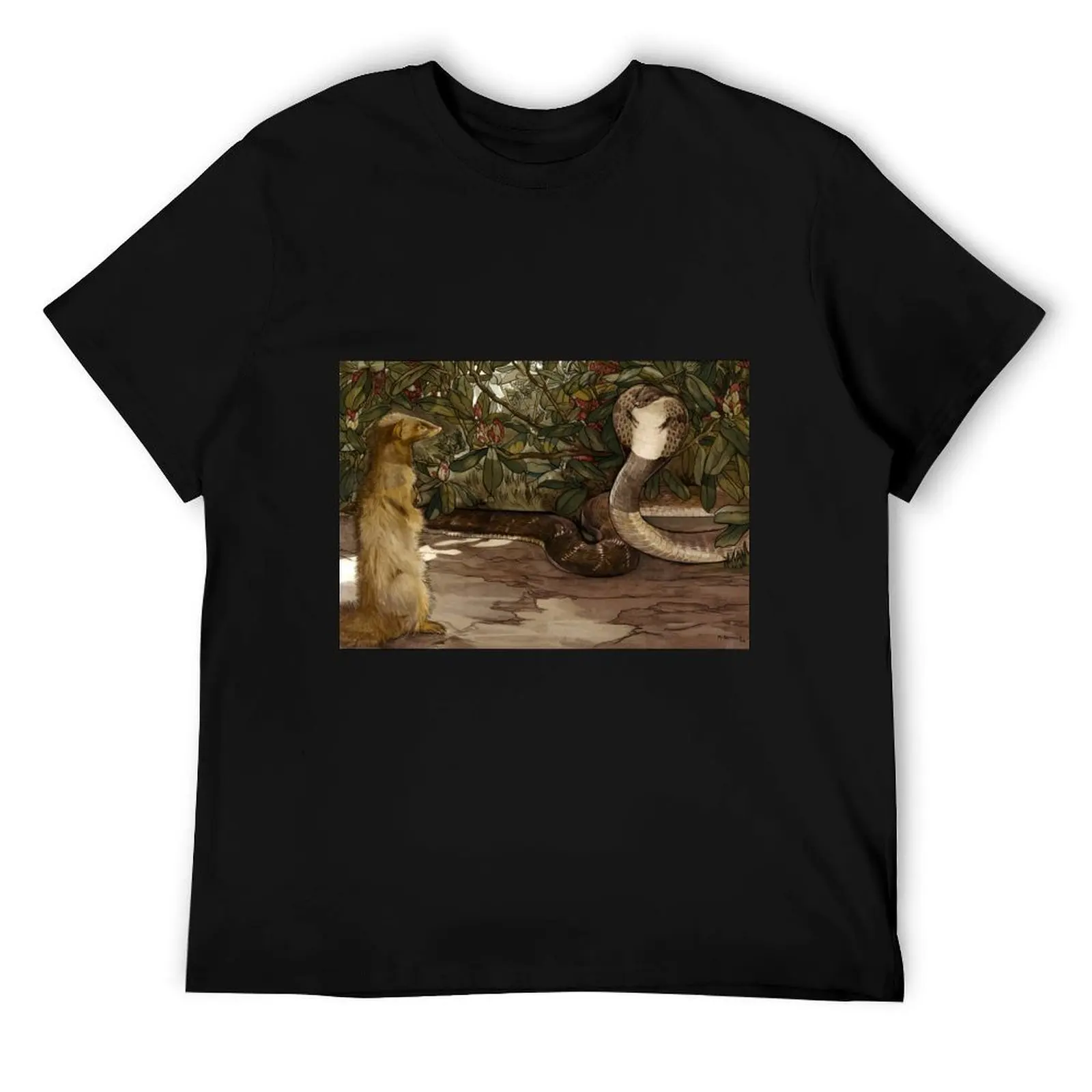 

Jungle Book - Rikki Tikki Tavi - Detmold Brothers T-Shirt funny t shirts dark humor t shirts for man graphic funny T-Shirt