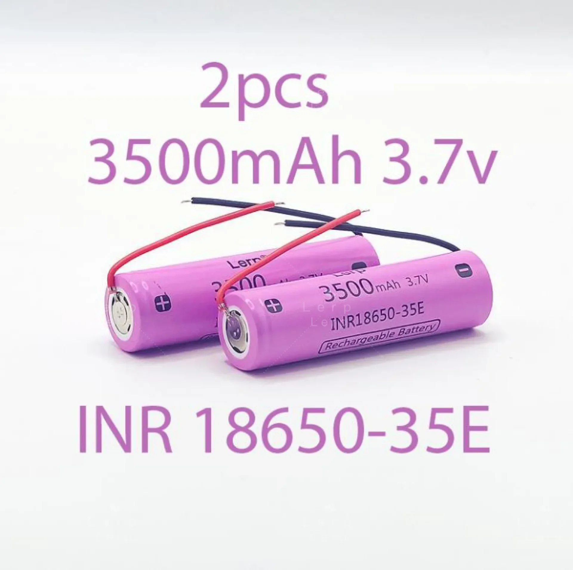 리튬 이온 충전식 배터리, 100% 정품, 186503500mAh, 25A, 방전 INR186503500 mAh, 3.7V