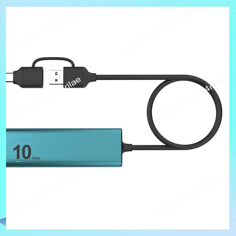 A17Z USB C Hub 10 Gbps USB 3.2 GEN 2 HUB Adaptador multifuncional divisor para Windows Mac OS Linux Ipad