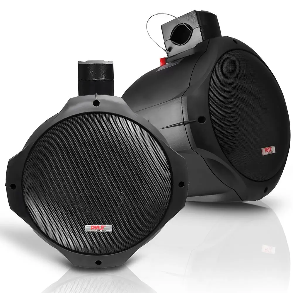 ลำโพงมารีนคู่ขนาด 6.5 นิ้วของไพล์ - ระบบเสียงสเตอริโอแบบ 2 ทาง IP44 กันน้ำ ทนต่อสภาพอากาศ ระบบเสียงกลางแจ้งพร้อมกำลังขับ 200 วัตต์