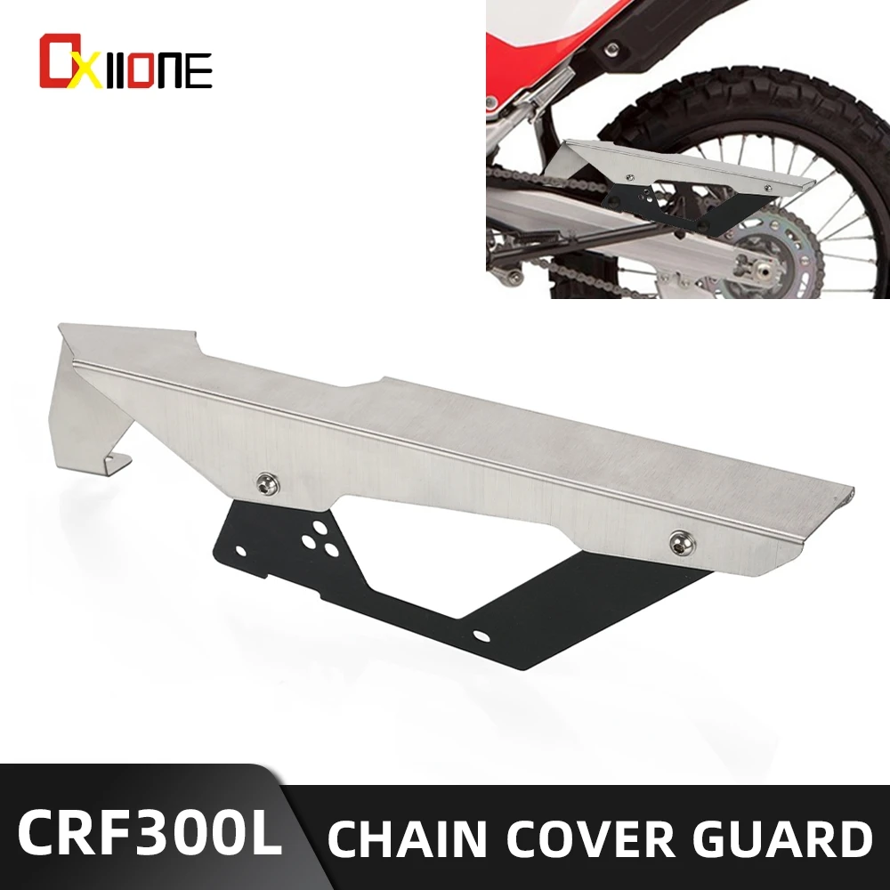 

FOR HONDA CRF300L ABS CRF 300L Rally ABS 2021 2022 -2024 Motorcycle Rear Back Drive Chain Cover Guard Mud Panel Shield Protector