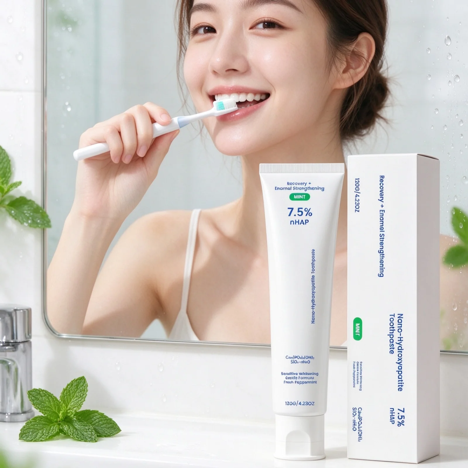 Whitening Mint Toothpaste Deep Cleaning Remover Coffee Tea Stain Improve Bad Breath Prevent Caries Fresh Breath Teeth Toothpaste